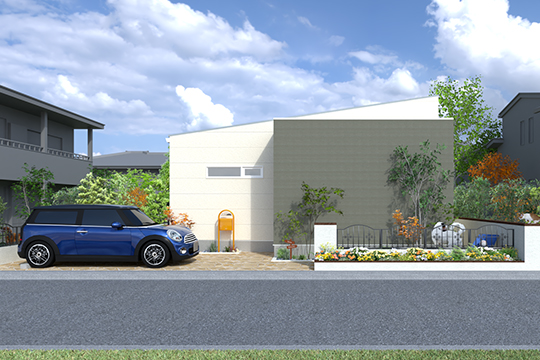 しっぽとふたりの家